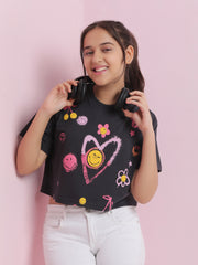 Girls Cotton Crop Top