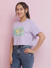 Girls Cotton Crop Top