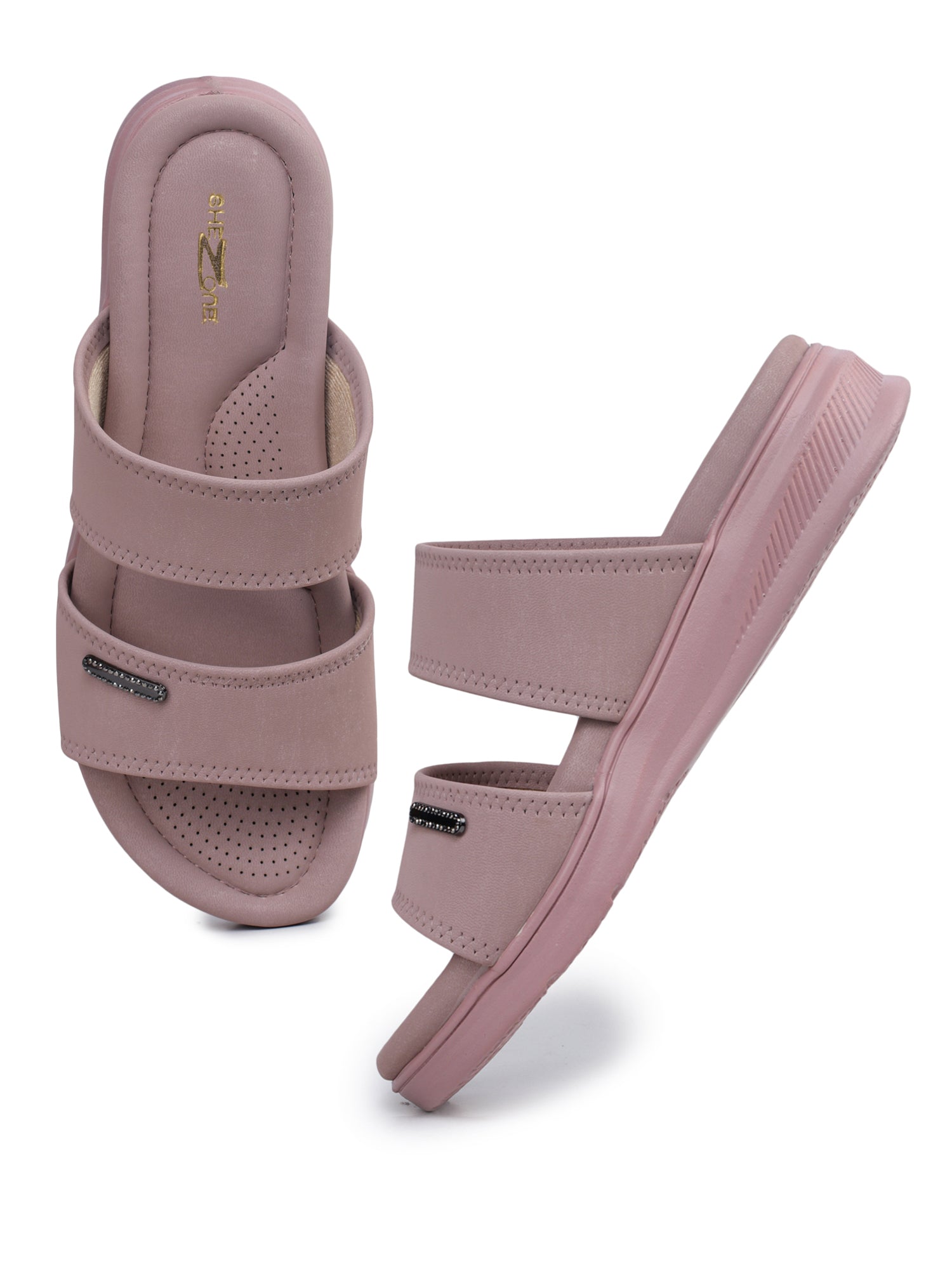 Casual Open Back Round Toe Heels