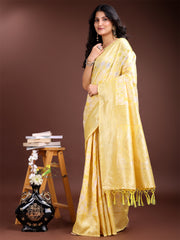 Light Green Linen Cotton Saree – Elegant Simplicity for Everyday Grace