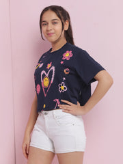 Girls Cotton Crop Top