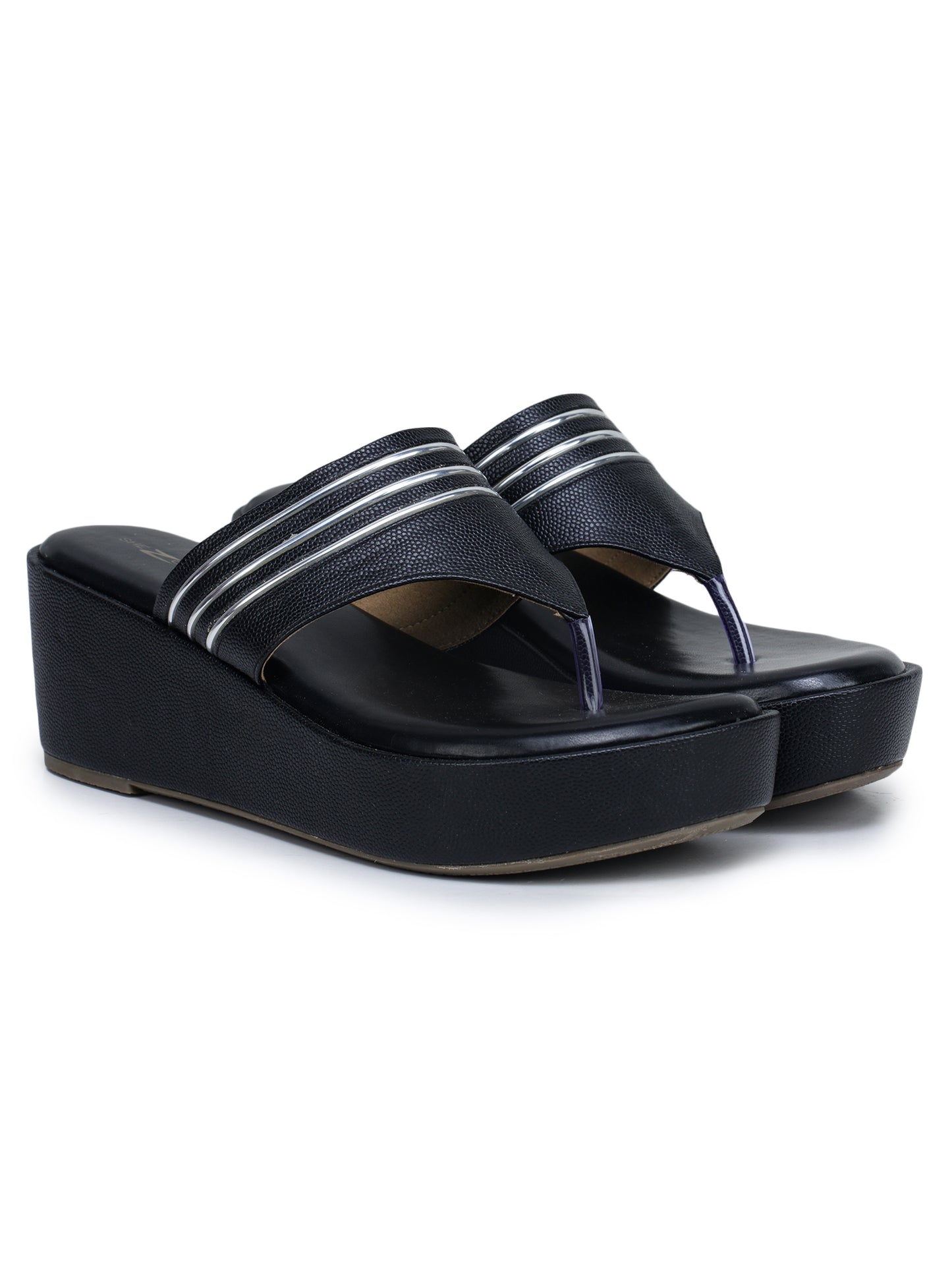 Fashion Open Back Sandal 2 inches Wedge Heels