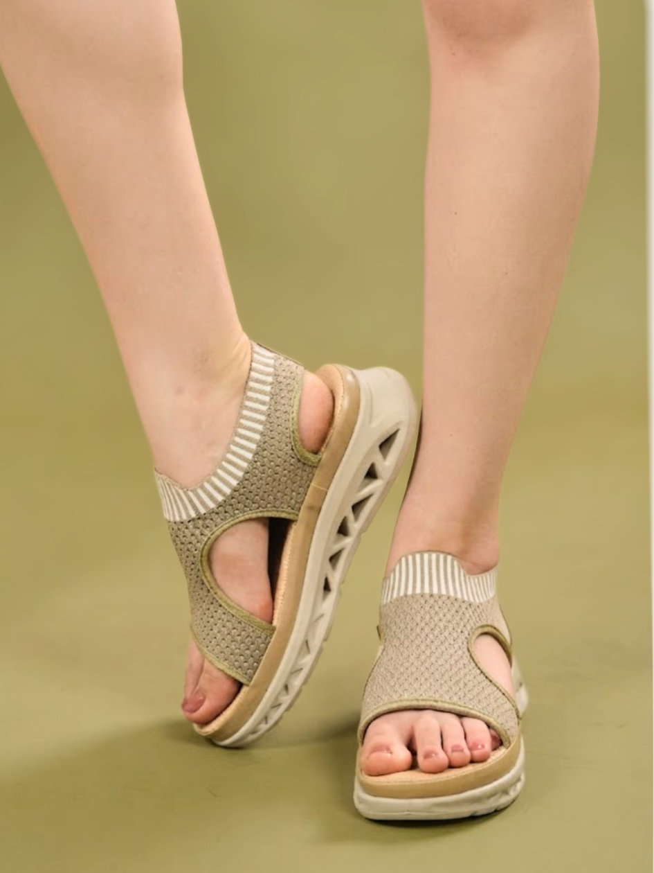 Casual Fashion Backstrap Platform Sandals 1 inch Heels