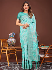 Grace in Every Thread: Pink Patola Linen Cotton Saree Woven with Cultural Elegance
