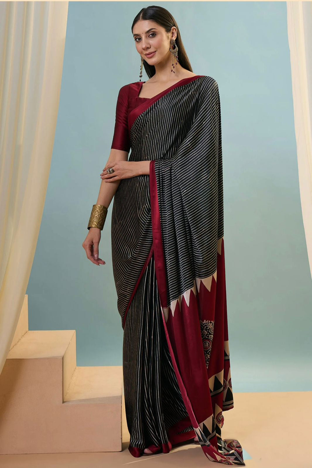 Soft-Modal-Silk-saree-with-stylish-prints-ajmodal2