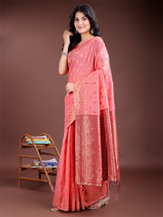 Elegant Sky Blue Cotton Saree with Contrast Pallu – Perfect Blend of Tradition & Comfort