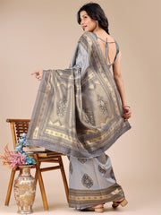 Graceful Light Green Silk Saree – Subtle Sophistication for Every Occasion