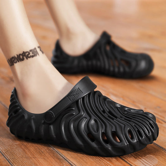 Extra Soft Men's Casual Sports Clogs/Sandals with Adjustable Back Strap for Adult | Comfortable & Lightweight