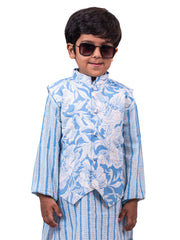 Boys' Blue Nehru Jacket