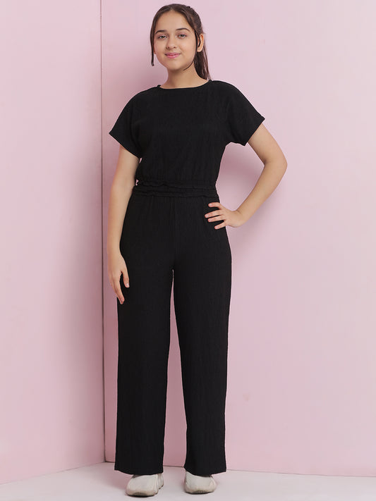 Girls Cotton Jumpsuit