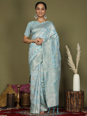 Elegant Peach Cotton Saree with Golden Zari Work – Graceful Comfort for Everyday & Festive Wear