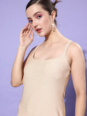 Women's Gold Bling Bodycon Dress
