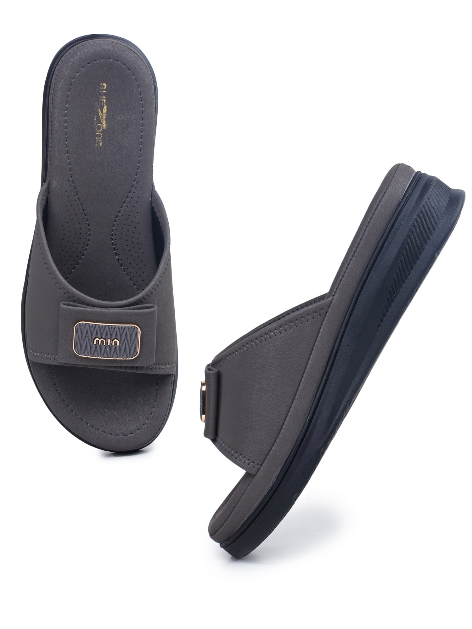 Casual Open Back Round Toe Heels