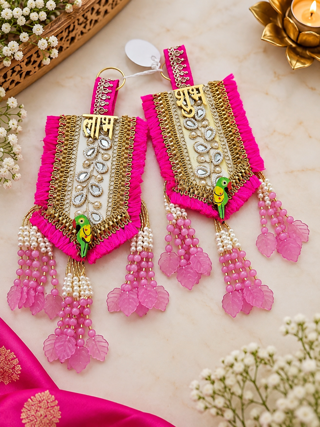 Decorative Subh Labh For Home, Office, Diwali Decoration Traditional Indian Style
