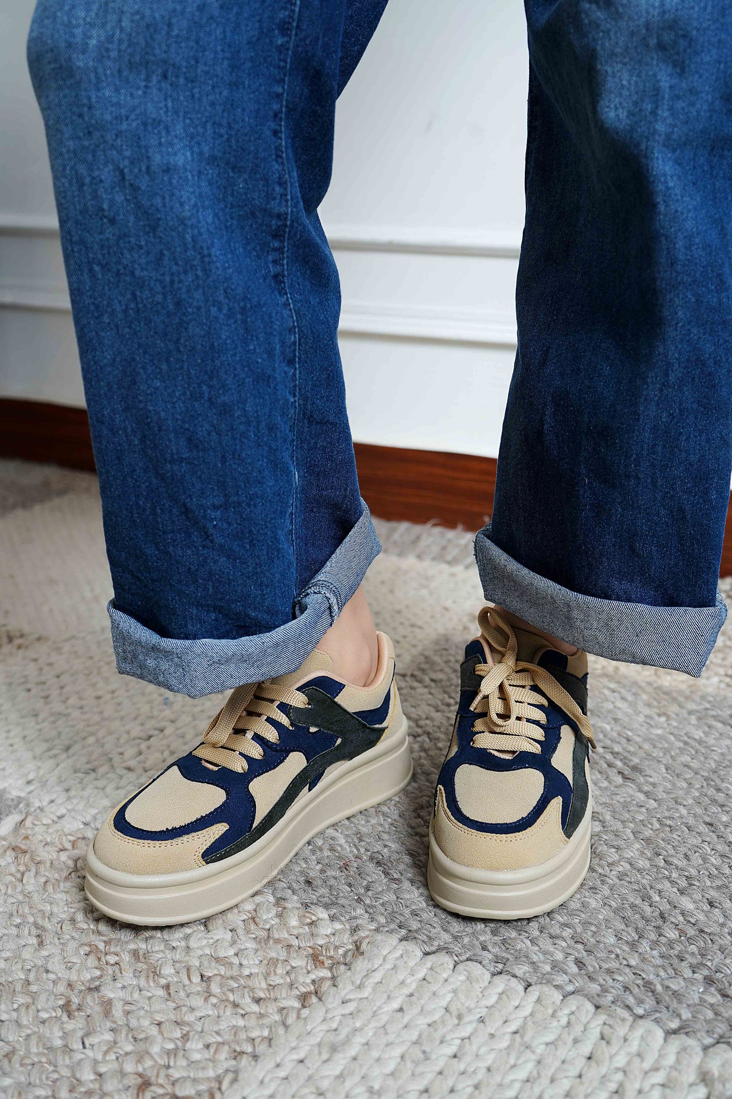 Beige Smart Casual  Shoes