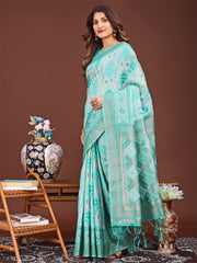 Radiant Linen Cotton Patola Saree - Where Tradition Dances with Elegance