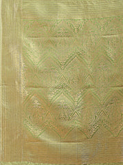 Elegant Grey and Gold Silk Saree – Graceful Artistry with Contemporary Charm