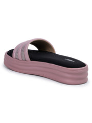 Casual Fashion Sandals Open Back Flatform Heels