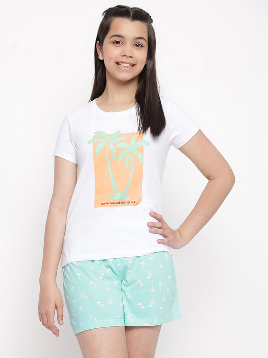 Girls Cotton Night Suits