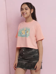 Girls Cotton Crop Top