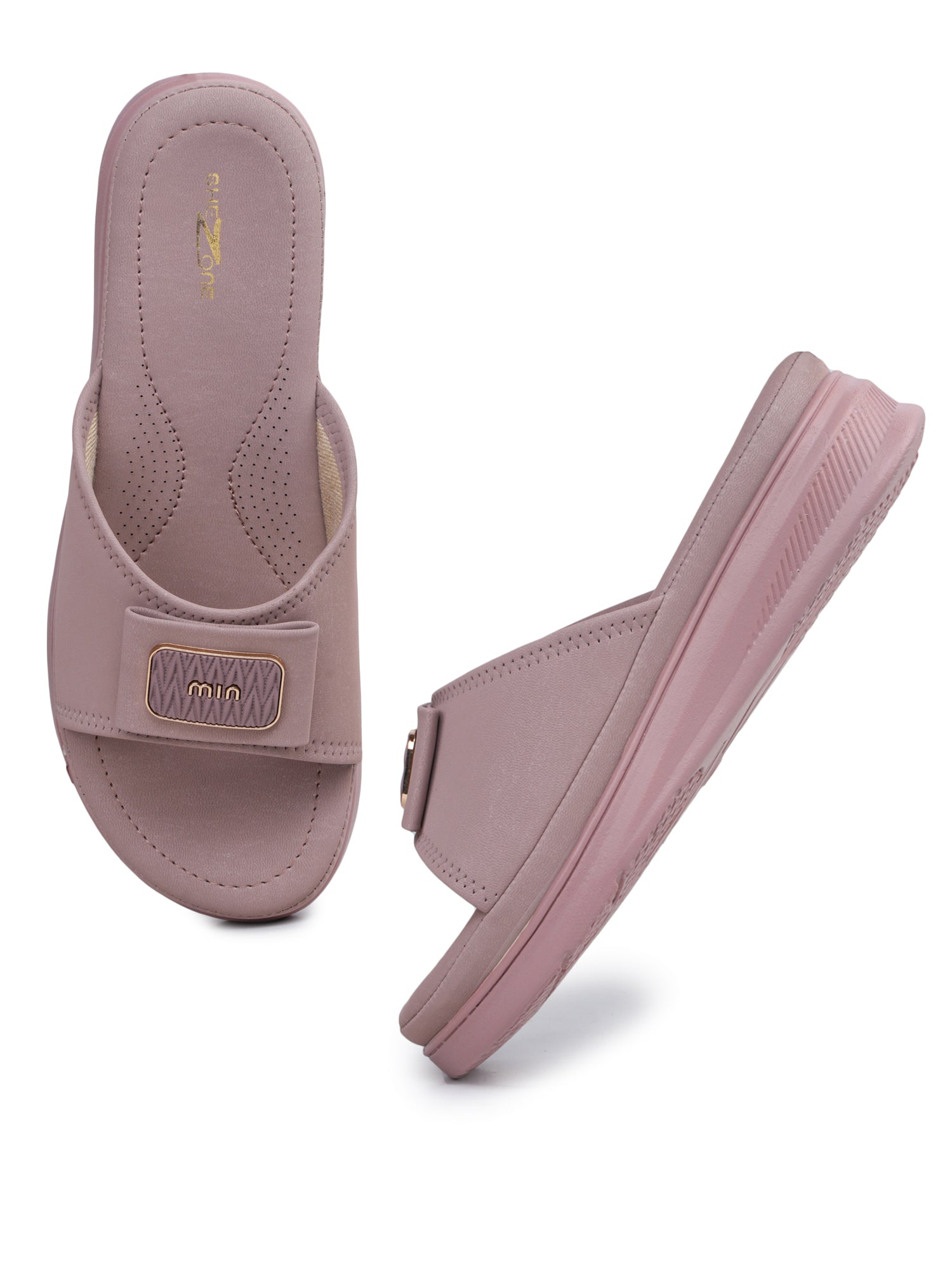 Casual Open Back Round Toe Heels