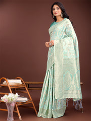 Elegant Yellow Cotton Saree with Golden Zari Work – Graceful Comfort for Everyday & Festive Wear