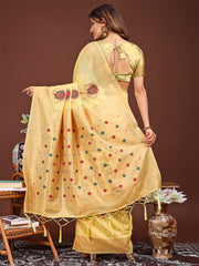 Elegant Woven Work Saree - A Whiff of Tradition Wrapped in Grace