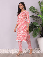 Women Ethnic printed Kurta with Trouser & Dupatta
