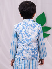 Boys' Blue Nehru Jacket