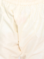 Boys' Aqua And Cream Kurta And Pyjama Set