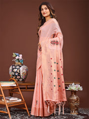 Elegant Woven Work Saree - A Whiff of Tradition Wrapped in Grace