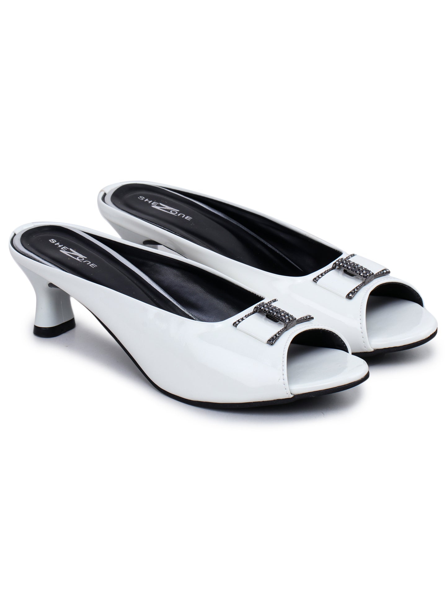 Casual Fashion Sandals Open Back Kitten Heels