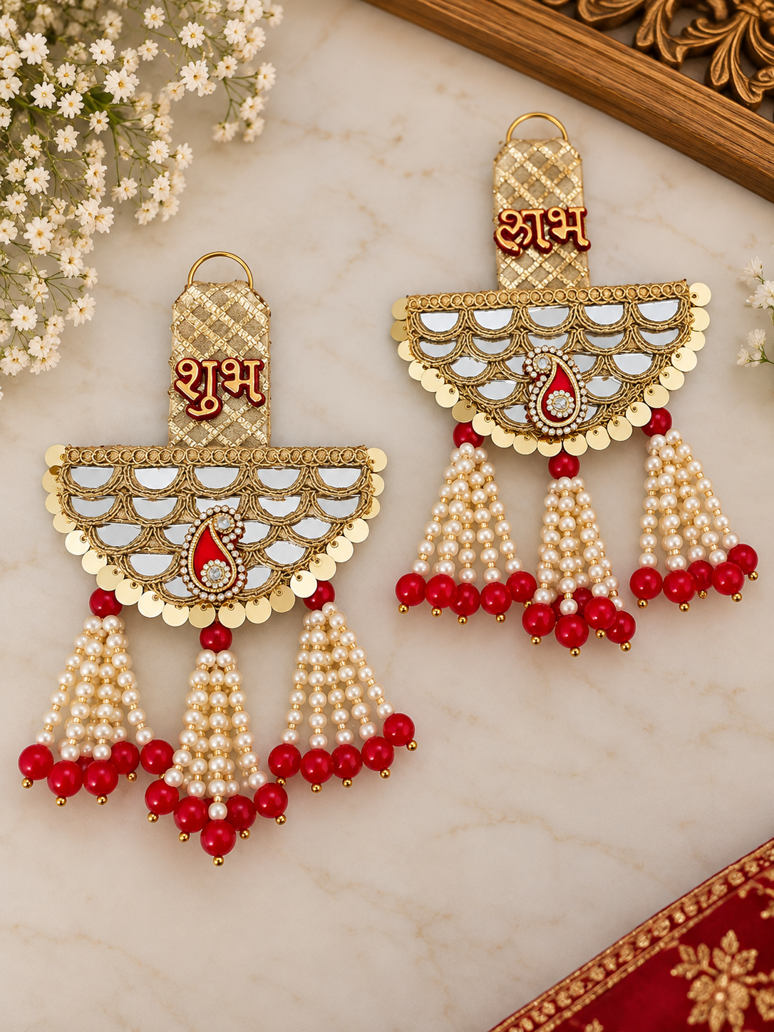 Decorative Subh Labh For Home, Office, Diwali Decoration Traditional Indian Style