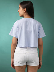 Girls Cotton Crop Top