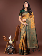 Majestic Red & Grey Silk Saree with Rich Woven Pallu – A Regal Touch for Special Moments