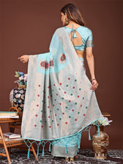 Elegant Woven Work Saree - A Whiff of Tradition Wrapped in Grace