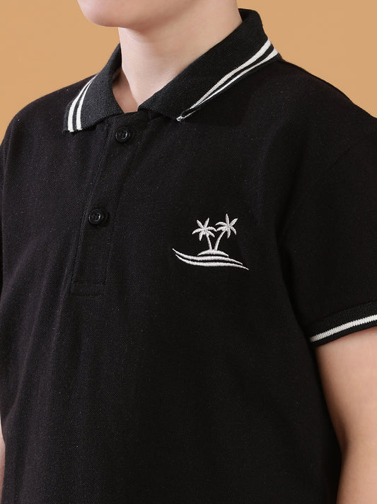 Boys Cotton Polo T-shirt