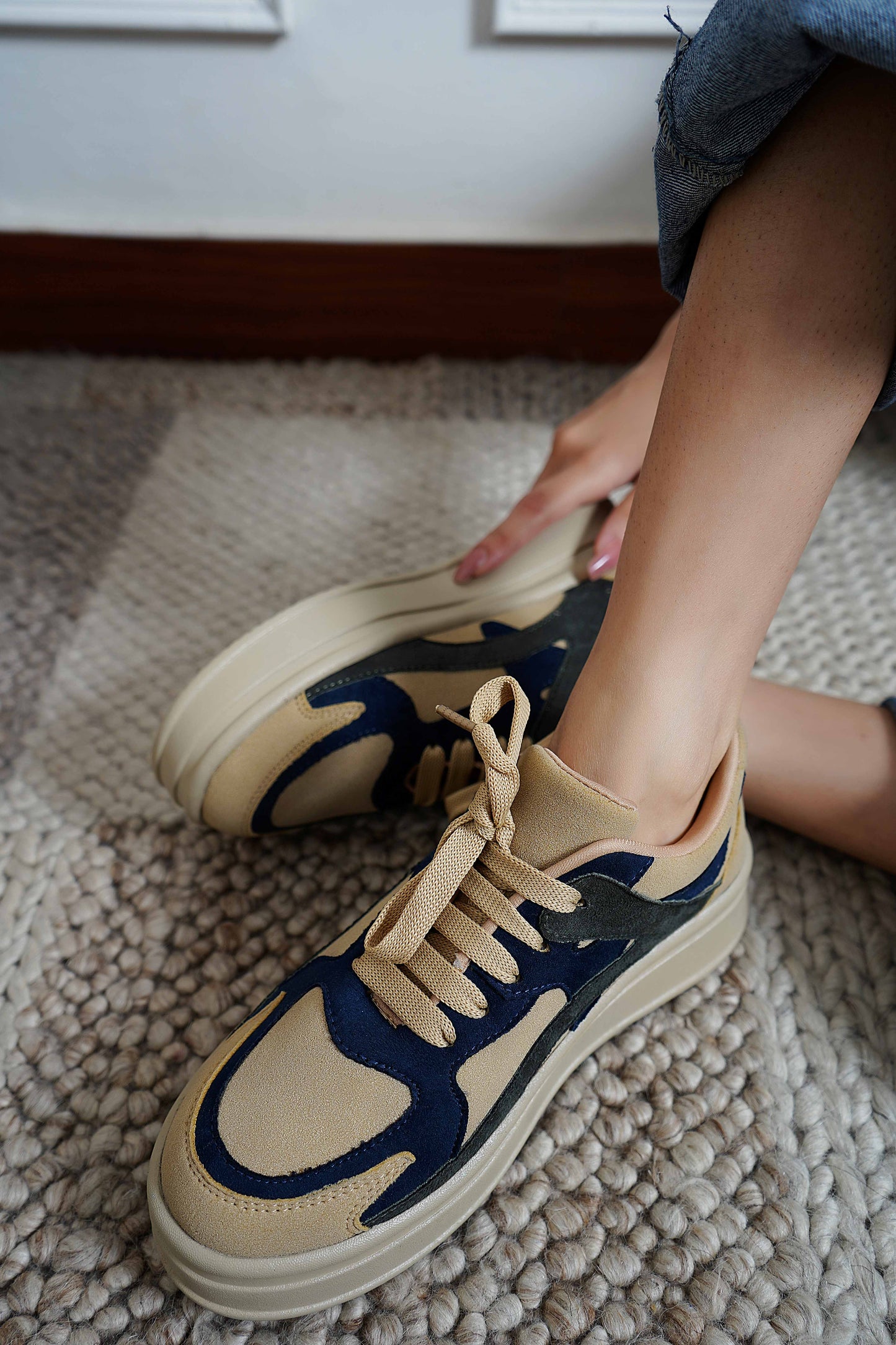 Beige Smart Casual  Shoes