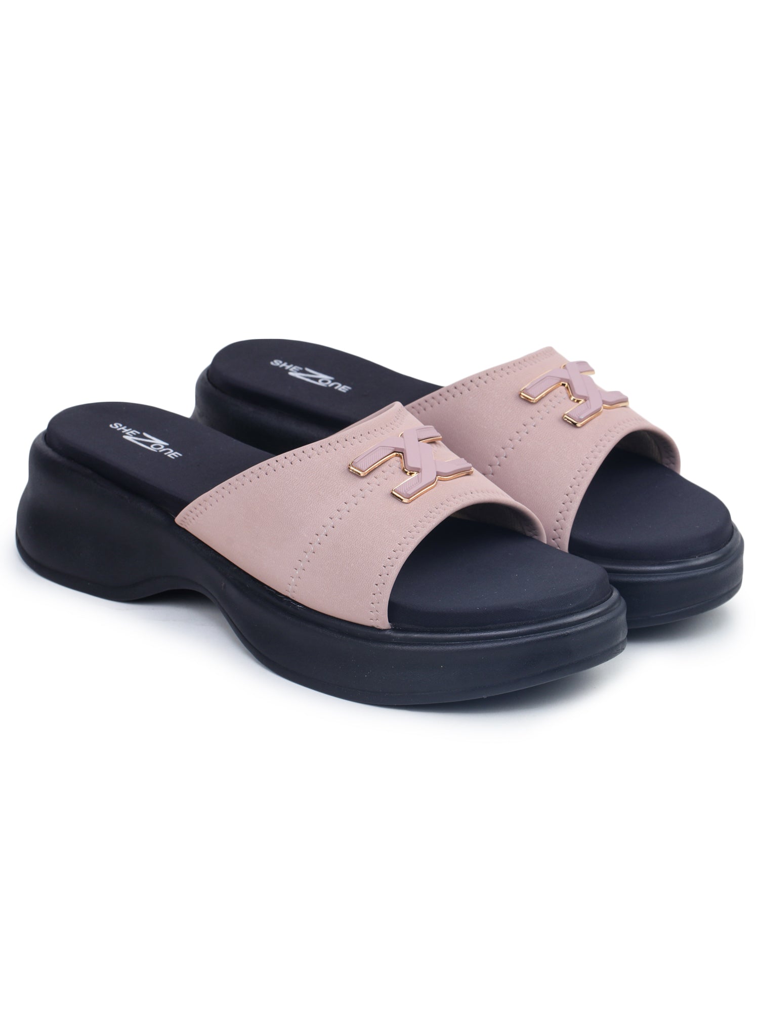 Casual Open Back Round Toe Heels