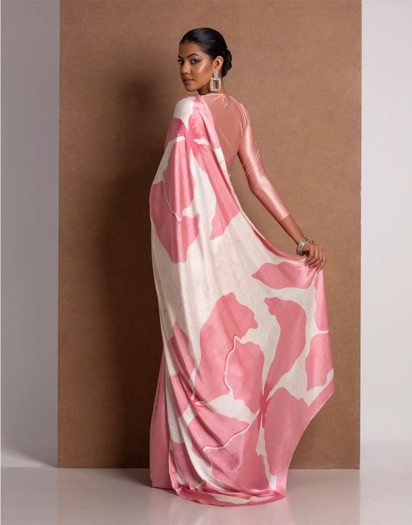 Soft-Modal-Silk-saree-with-stylish-prints-lacoste
