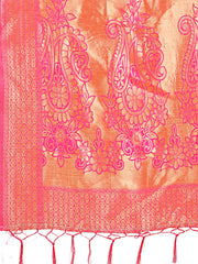Majestic Green Silk Saree with Gold Zari & Floral Design – Perfect for Festive & Traditional Occasions