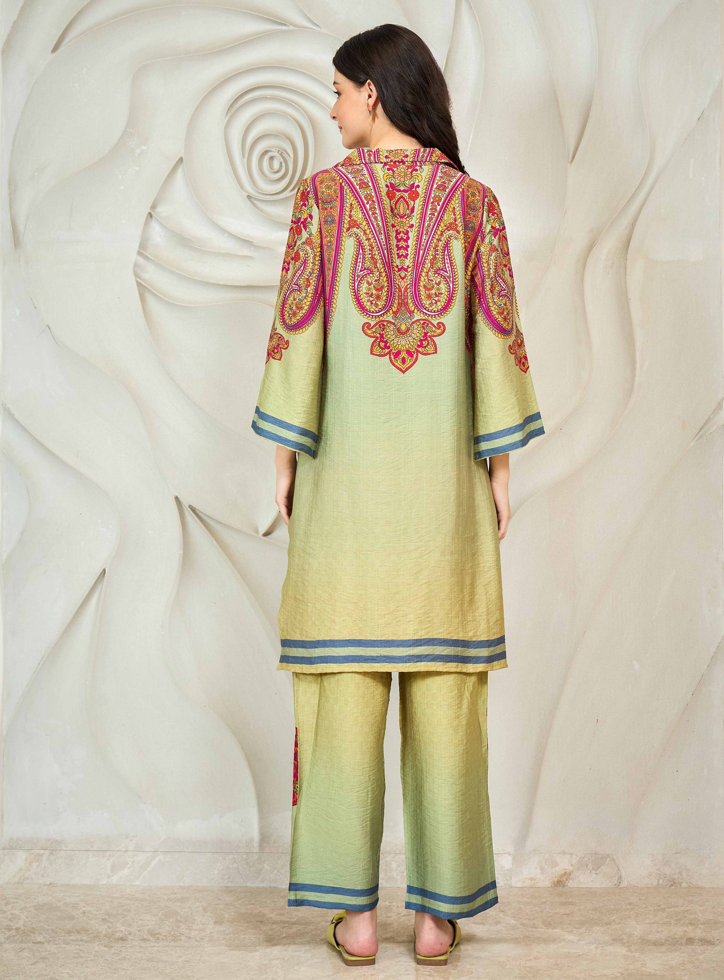Printed Tunic With Trousers Co-Ords