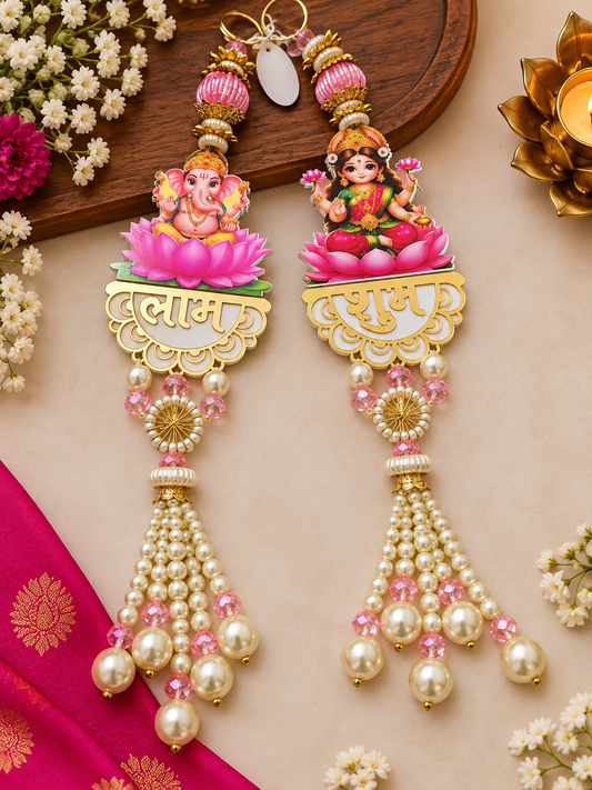 Decorative Subh Labh For Home, Office, Diwali Decoration Traditional Indian Style