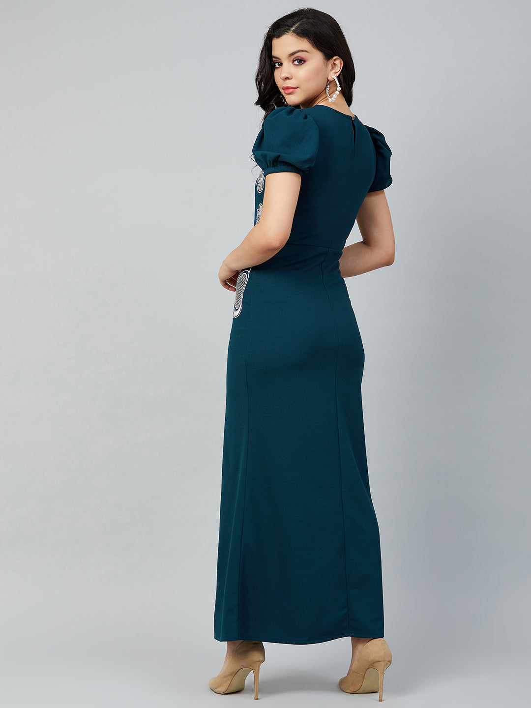 Embroidered Maxi Dress