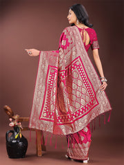 Graceful Royal Blue Banarasi Silk Saree with Silver Zari – Perfect Ethnic Wear for Weddings & Festive Moments