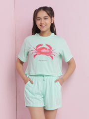 Girls Cotton Night Suits