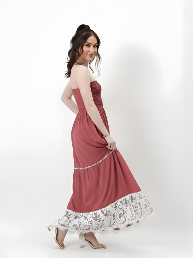 Georgette Maxi Dress-ADR-19720A