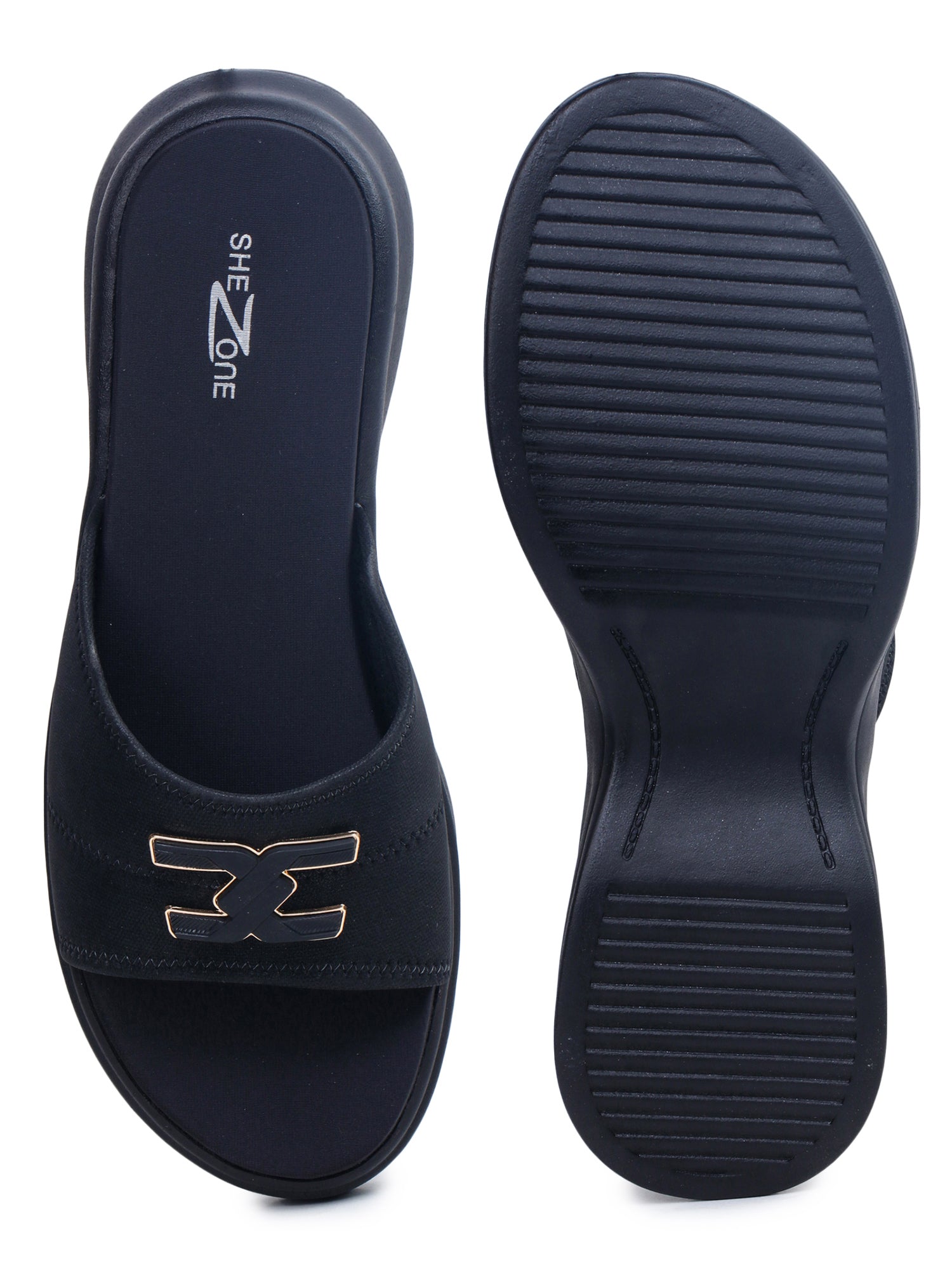 Casual Open Back Round Toe Heels