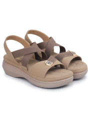 Casual Backstrap Round Toe Heels