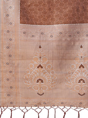 Graceful Blue & Beige Lichi Silk Saree with Elegant Woven Pallu – Timeless Beauty for Every Occasion